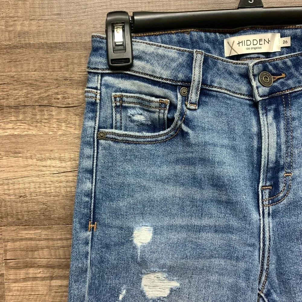 Distressed Blue Jeans - Picture 6 of 15